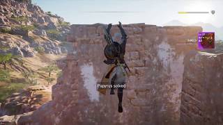 Assassins Creed Origins  Papyrus Puzzle Asklepieion LocationampSolution [upl. by Lib120]