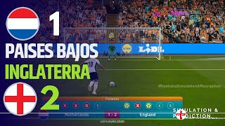 Penalties ⚽ Paises Bajos 12 Inglaterra 🏆 EURO 2024  simulación de videojuego [upl. by Aiciles334]