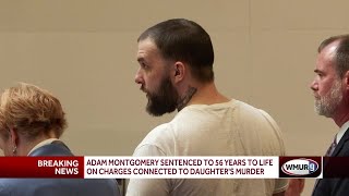 Adam Montgomery sentenced to 56 years to life in prison for murder of Harmony Montgomery [upl. by Daub]