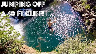 2 DAYS Exploring Northern CA  BURNEY and MCCLOUD FALLS  Cliff Jumping and Rope Swings [upl. by Korella]