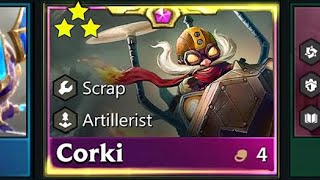 3 Star Corki Carry ⭐⭐⭐6 Scrap  TFT SET 13 [upl. by Rotsen]