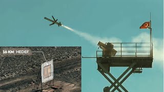 Turkey successfully tested a new antitank missile quotATGMquot with the longest range in the world [upl. by Tsugua]