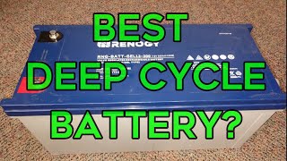 Best Deep Cycle Battery  Renogy 200 AH Deep Cycle Gel Battery Review [upl. by Ainedrag]