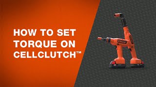 How to set torque on Cleco CellClutch [upl. by Rayner]