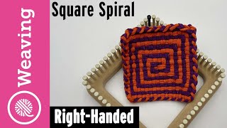 Square Spiral Potholder [upl. by Deerdre594]