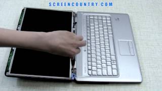 Dell Inspiron 1525 screen replacement tutorial How to replace LCD on Dell Inspiron 1525 laptop [upl. by Lekcar640]