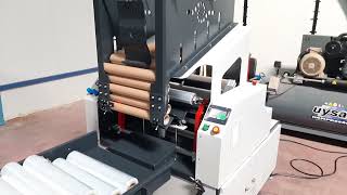 Full Automatic Stretch Film Rewinder Machine [upl. by Anined732]