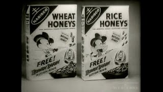 Howdy Doody and Buffalo Bob Action Picture Rings Nabisco Wheat and Rice Honeys Cereal tv commercial [upl. by Aisital24]