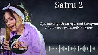 Syahiba Saufa  Satru 2 lyrics [upl. by Haerb]