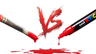 PAINT Vs PAINT PENS [upl. by Xavier]