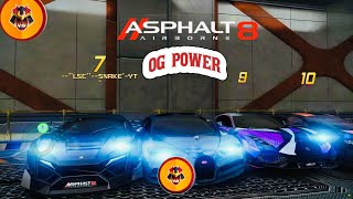 ​🏆​ASPHALT 8 ☀️​TLE RACES🔥 [upl. by Aiciled783]