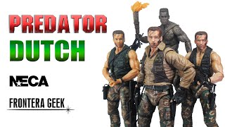 NECA PREDATOR DUTCH  Jungle Extraction Patrol Encounter Disguise  Review en Español  Unboxing [upl. by Ezirtaeb]