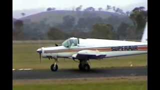 SUPERAIR Fletcher VHEQC amp Cresco VHPGE depart for work in opposite directions Armidale NSW [upl. by Ogawa643]