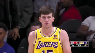 Austin Reaves made Lakers fans believe they came to the Harlem Globetrotters game for this 2offenses [upl. by Theobald]