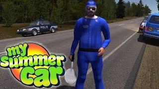 ZATRZYMAŁA NAS POLICJA  My Summer Car 16 [upl. by Llemaj]