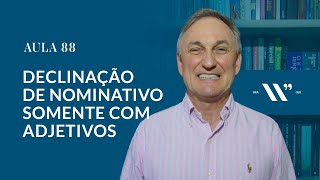 ALEMÃO  AULA 88 WALTER WOLFF DECLINAÇÃO DE NOMINATIVO SOMENTE COM ADJETIVOS [upl. by Peirce]