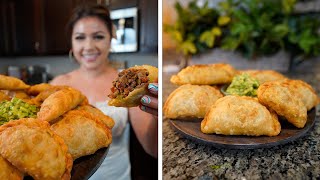 HOW TO MAKE THE BEST FLAKY GROUND BEEF EMPANADAS [upl. by Niwred838]