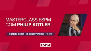 Masterclass ESPM com Philip Kotler [upl. by Arabrab973]