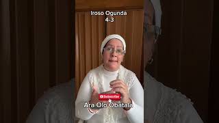 Iroso Ogunda 43 Dilogun energia ocha ocha fe orichas religion [upl. by Greenebaum368]