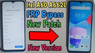 Itel A60 FRP Bypass New Patch Itel A662L Google Account Bypass Pandora Tool Free [upl. by Orgalim953]