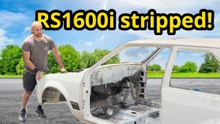 Ford Escort RS1600i stripped What have we done EP1 [upl. by Micah841]