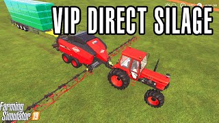 Farming Simulator 19 VIP FARMERS BALER 2in1  SILAGE BALER  WINDROWER [upl. by Lever]