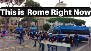 Rome Italy Heres The Current Situation in Rome Roma Italia Rome Walking Tour 2024 [upl. by Iv]