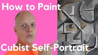 Easy Cubism Art Movement – Analytic Cubism vs Synthetic Cubism  Cubist portrait [upl. by Kaufmann]