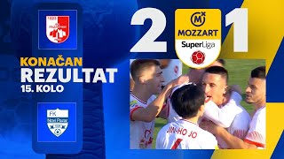 Mozzart Bet Super liga 202425  15Kolo RADNIČKI NIŠ – NOVI PAZAR 21 01 [upl. by Pihc]