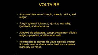 6 Enlightenment Thinkers  Voltaire [upl. by Elyssa]