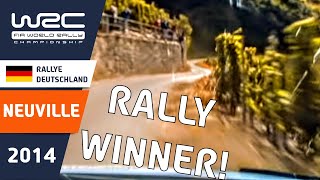 NEUVILLE onboard Rallye Deutschland 2014  Dhrontal Stage  Hyundai i20 WRC [upl. by Kary]