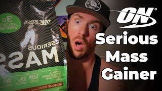 Optimum Nutrition Serious Mass Gainer REVIEW [upl. by Izak]