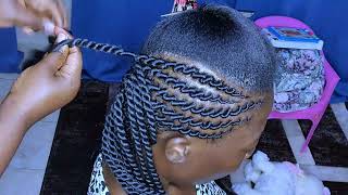 How to achieve Senegalese flat twist  Spirals  Majongoo JOYCEARTSp2p [upl. by Fredella]