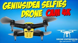 GENIUSIDEA FOLLOW RC DRONE SELFIE PRESENTATION UNBOXING REVIEW FLIGHT TEST DJI SPARK GEARBEST FRENCH [upl. by Combes]