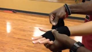 Boxing wrap tutorial 108 inch wraps [upl. by Ninetta]