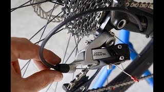 How to Adjust a Rear Derailleur [upl. by Layor244]