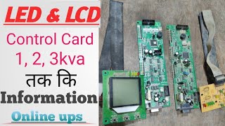 LED and LCD Control Card 123kva तक कि Information online ups  jitendraElectronicss [upl. by Misti]