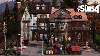 🧜‍♀️ Occult Apartments 🧙‍♂️4 Units Limited Packs Build  The Sims 4  Stop Motion No CC [upl. by Healy977]