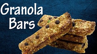 Healthy Granola Bar recipe  Coconutchoco chip granola bar [upl. by Leirbaj]