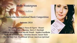 Charleston International Music Competition Autumn 2024  Holly Westergren [upl. by Neill]