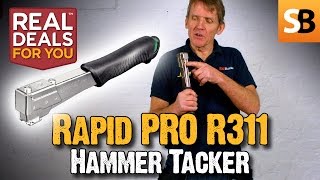 Rapid PRO R311 Quickload Hammer Tacker [upl. by Cnahc]