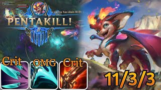 Smolder top lane Late Game Master 1133  League of Legends  Game With Mhmd [upl. by Adikram]