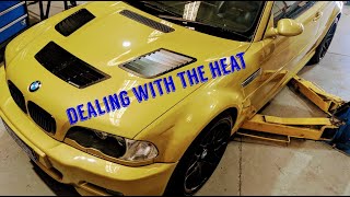 S85 V10 Swap E46 M3  Bonnet Vent Installation  Brintech Customs [upl. by Melentha48]