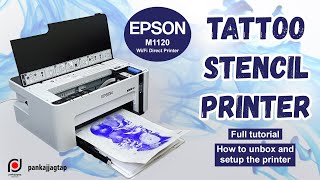 Epson M1120 printer  Tattoo stencil printer  Tattoo stencil  Best printer for tattoo stencil [upl. by Attey983]