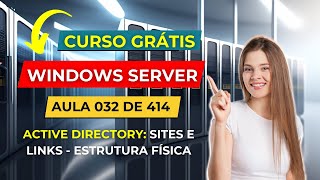 Curso Gratuito de Windows Server  Aula 32 de 414  Sites e Links no Active Directory [upl. by Adnowal]