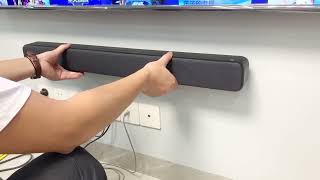 How to Install Soundbar Wall Mount  PlusAcc [upl. by Onaivlis]