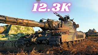 60TP  123K Damage World of Tanks Replays [upl. by Sewell]