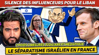 Macron face au séparatisme Israélien en France Le silence des influenceurs sur le Liban et Gaza [upl. by Leslee]