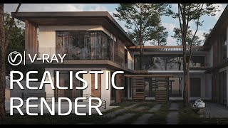 Vray 6 Realistic Rendering Tutorial  Best Vray Settings Must Learn [upl. by Carnahan127]