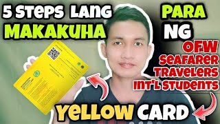 PAANO MAG APPLY NG BOQINTL CERTIFICATE YELLOW CARD  ONLINE APPOINTMENT SCHEDULE ICV  FULL GUIDE [upl. by Alatea]